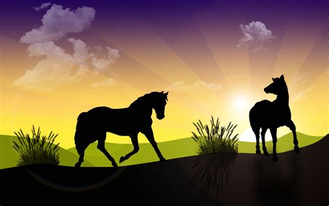 landscape with horses by keheleyr on DeviantArt