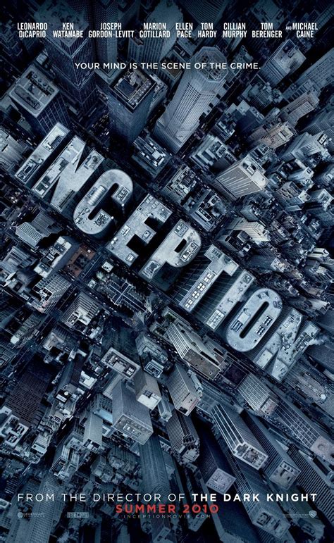 Inception | Best movie posters, Inception movie poster, Inception movie