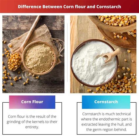 Corn flour vs Cornstarch: Difference and Comparison