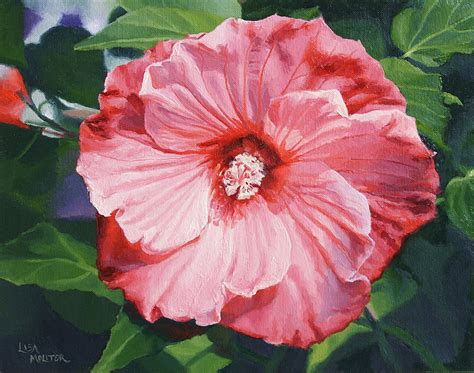 Hibiscus Flower Painting, Hibiscous Print, Hibiscus Art Print, Pink ...