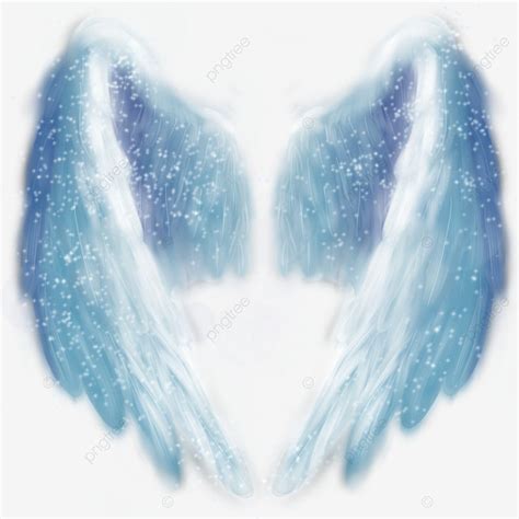 Glowing Cool Wings Hd Transparent, Realistic Cool Glowing Angel Wings ...