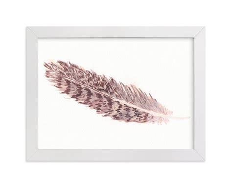 Hawk Feather Wall Art Prints by Prittybird | Minted