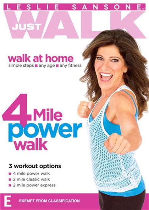 Leslie Sansone - Just Walk - 4 Mile Power Walk Health & Fitness, DVD | Sanity