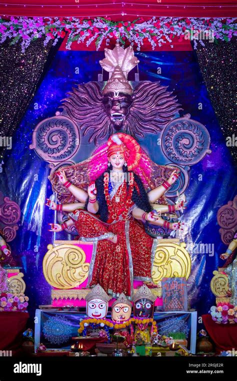 Goddess durga in navratri festival Stock Photo - Alamy