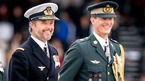 Prince Joachim proudly looks on as an emotional King Frederik and his family appear on balcony ...