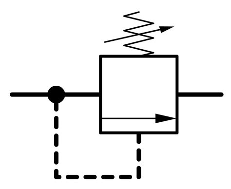 Pneumatic Pressure Relief Valve Symbol