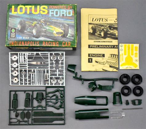 Unbuilt IMC Lotus powered Ford 1/25 scale model kit (#0337) on Jun 27 ...