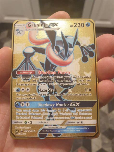 Ash Greninja EX XY20 GX Hidden Fates SV56 Card Shiny Pokemon | Etsy