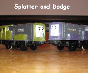 Thomas and Friends Splatter and Dodge diesel shunters Character Guide