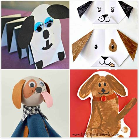 13 Super Cute Dog Crafts Kids Will Love · The Inspiration Edit