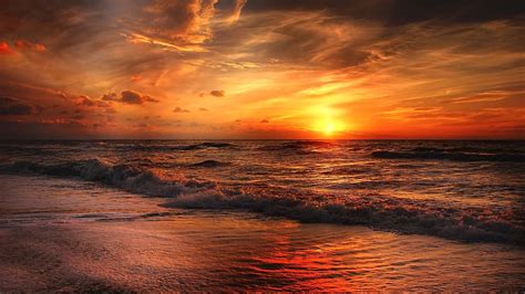 3840x2160 Sunset Beach 4K ,HD 4k Wallpapers,Images,Backgrounds,Photos ...