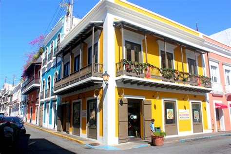 The colourful streets of Old San Juan, Puerto Rico