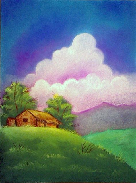 57 Crayons Landscape Drawing Ideas in 2020 | Landscape drawings, Drawings, Landscape