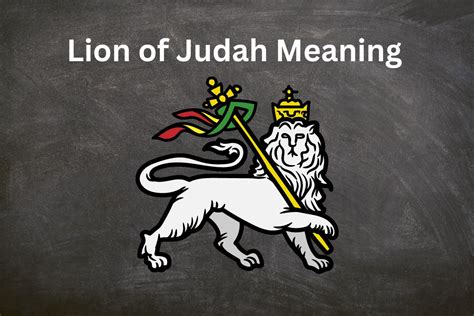 Lion Of Judah Meaning - SymbolScholar