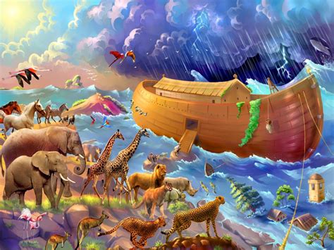 Noah's Ark jigsaw puzzle in Kids Puzzles puzzles on TheJigsawPuzzles.com