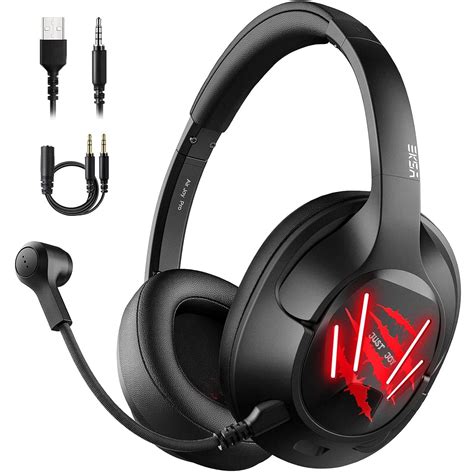 Buy Eksa E3 Mobile Virtual 7.1 Surround Gaming Wired Over Ear Headphones With Mic -3.5Mm For ...