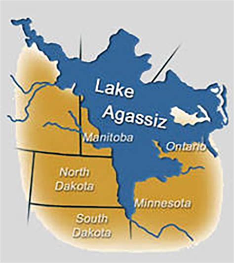 Lake Agassiz was more than four times the size of Lake Superior.