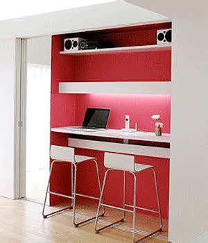 Home Office, Contemporary Design Using Big Concepts for Small Spaces