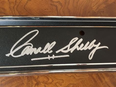 Carroll Shelby Signed Autographed 1966 GT 350 Glovebox Door 100% Authentic | #1730583681