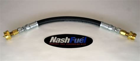 2FT CRIMPED PROPANE HOSE EXTENSION ASSEMBLY FOR 1LB PROPANE TANK APPLIANCE