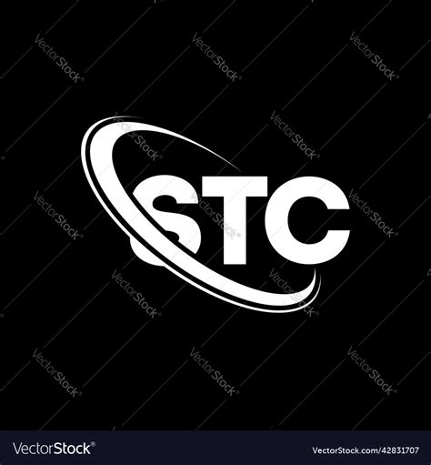 Stc logo letter design Royalty Free Vector Image