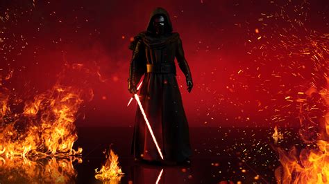 Kylo Ren With Lightsaber In Star Wars Wallpaper, HD Movies 4K Wallpapers, Images and Background ...