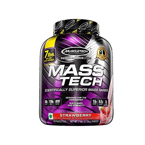 Buy MUSCLETECH STRAWBERRY MASS GAINER WHEY PROTEIN POWDER + CREATINE - 3000 GM Online & Get Upto ...