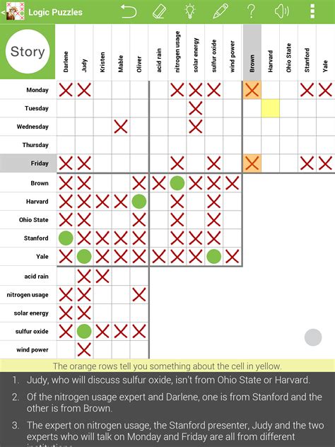 Logic grid puzzle question: What can I infer from these two negative ...