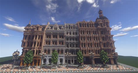 classic european city block +download(mods required) Minecraft Map