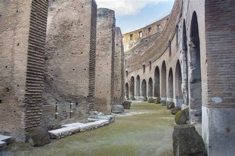 Interior of Roman Colosseum, Rome, Italy Stock Photo - Image of europe, interior: 49668636