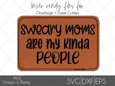 Funny Hat Patch SVG Mom Hat Patch SVG Sweary Moms Are My - Etsy