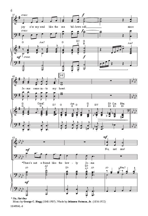 Since Jesus Came into My Heart (SATB ) arr. | J.W. Pepper Sheet Music