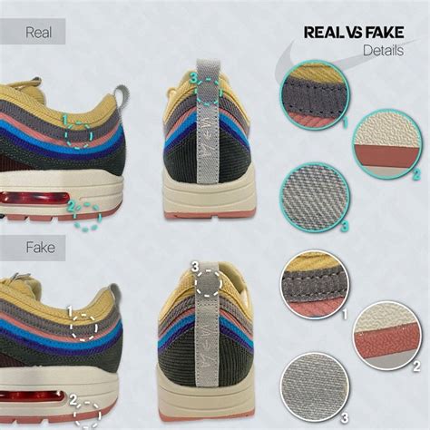 How to Spot a Fake Sean Wotherspoon Nike Air Max 97/1 - KLEKT Blog