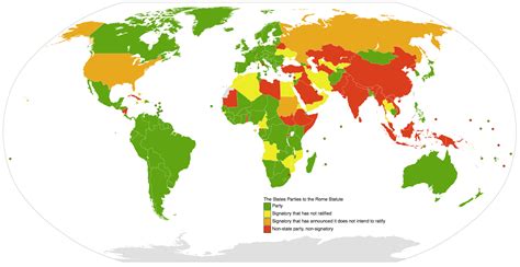 States Party to the ICC Statute [2161x1113] : r/MapPorn