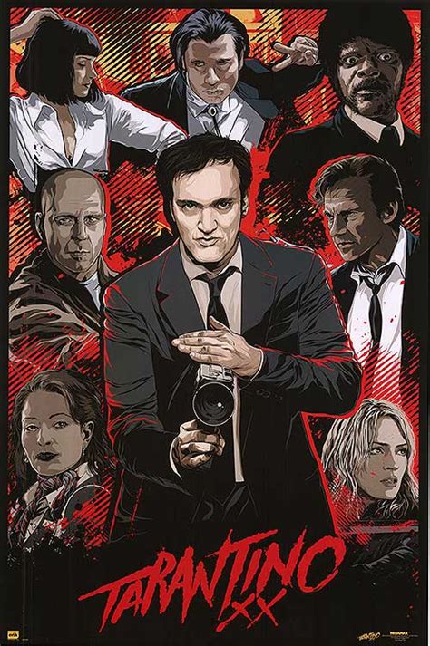 Tarantino Movie Collage