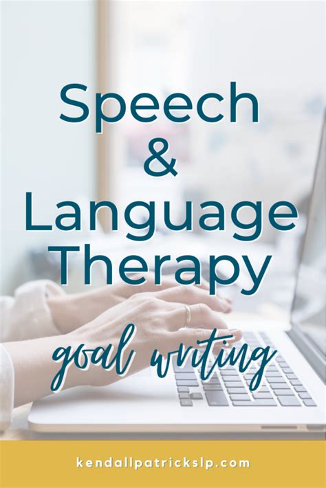 How to Write Brilliant Speech Therapy Language Goals with Ease ...