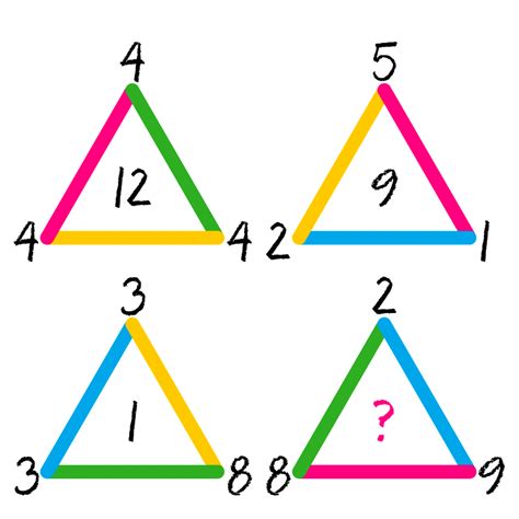 MATH PUZZLE: Can you replace the question mark with a number? | Maths puzzles, Math puzzles ...