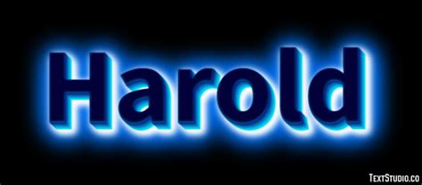 Harold Logos Name - TextStudio