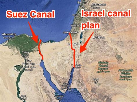 Suez Crisis Map