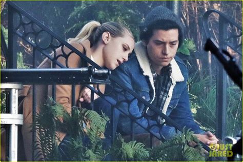 Lili Reinhart & Cole Sprouse Share A Laugh Between Filming New 'Riverdale' Scenes: Photo 4212997 ...