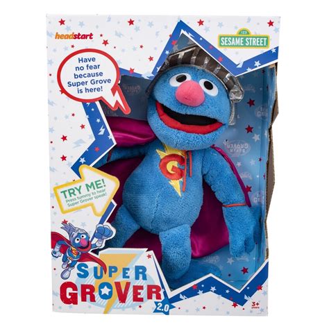 Sesame Street Super Grover Talking Plush Toy 35cm | ubicaciondepersonas.cdmx.gob.mx
