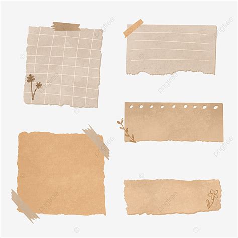 Vintage Scrapbook Paper PNG Transparent, Free Download Set Of Vintage Scrapbook Paper In Png ...