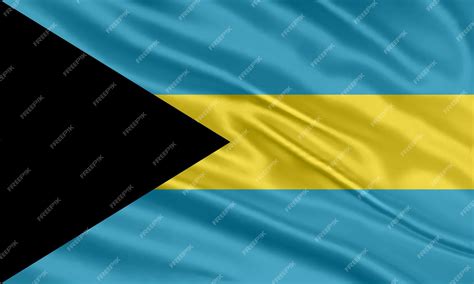 Premium Vector | Bahamas flag design waving bahamas flag made of satin ...