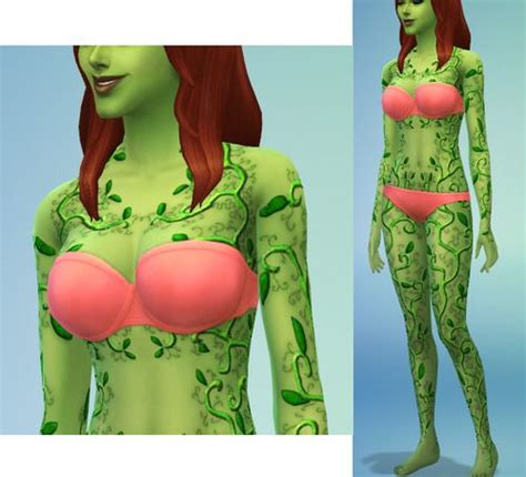 Poison Ivy tattoo at Sambler - Sims 4 Updates | Poison ivy tattoo, Sims ...