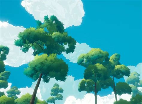 Ghibli Style Tree Shader for Eevee - Materials and Textures - Blender Artists Community