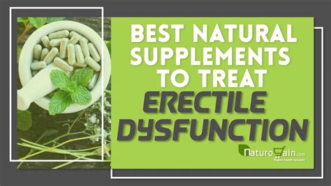 How to Treat Erectile Dysfunction with Best Natural Supplements? - YouTube