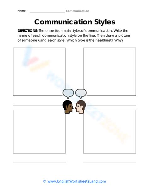 Communication Styles Worksheet