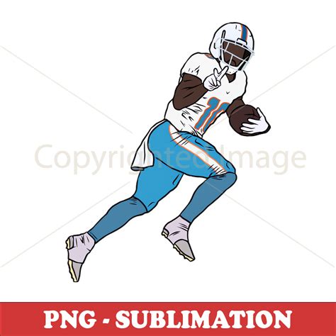 Tyreek Hill PNG Digital Download - Dynamic Peace Sign Celebr - Inspire ...