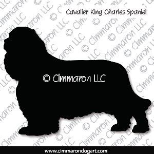 Cavalier King Charles Spaniel Silhouette 001 - Cimmaron Dog Custom ...