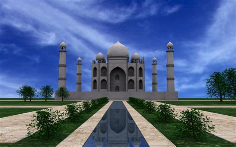 taj mahal 3d model